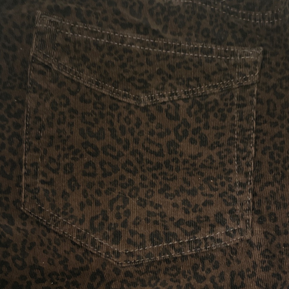Seven7 Black Printed Corduroy Pants - Picture 9 of 11